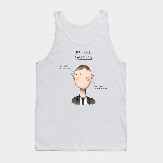 British Politics Tank Top by Sophie Corrigan